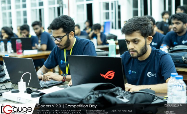 CODERS Hackathon held at University of Peradeniya