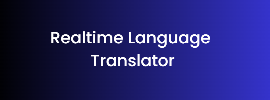 Realtime Chat Translator